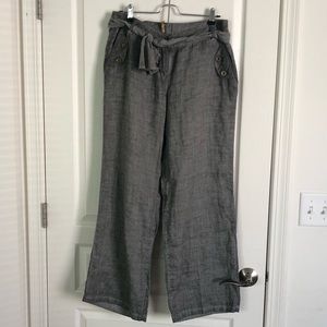 LIKE NEW! Wide leg gray pants.